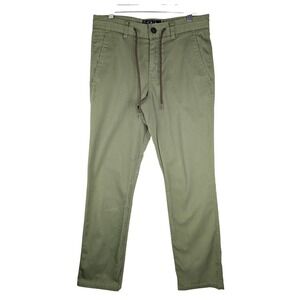 Hippytree Pioneer Chino Pants Mens 30 Olive Green Drawstring Outdoor Hiking
